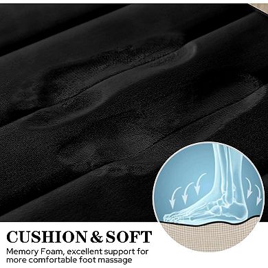 Memory Foam Bathroom Rug Set 3 Piece, Non Slip Extra Soft Absorbent Washable & Dry Toilet Bath Mat