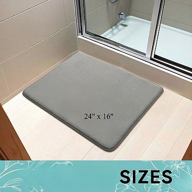 Memory Foam Bath Mat , Extra Soft and Absorbent Bathroom Mats, Non Slip Washable Carpet for Floor