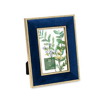 Picture Frame Metallic Double Border Horizontal Vertical Tabletop Wall Display Home Office