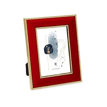 Picture Frame Metallic Double Border Horizontal Vertical Tabletop Wall Display Home Office