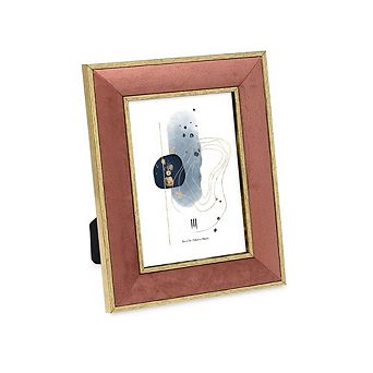 Picture Frame Metallic Double Border Horizontal Vertical Tabletop Wall Display Home Office
