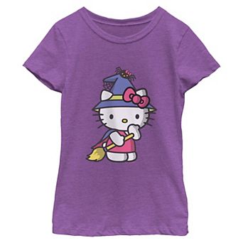 Girls 6-16 Hello Kitty Halloween Witch Costume Graphic Tee