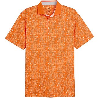 Puma Mens Royal Crest Pique Golf Polo Shirt
