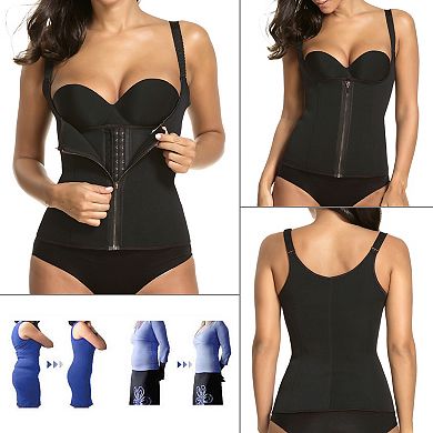 Zipper Waist Trainer Tummy Control Shaper