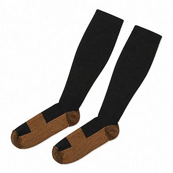 Copper Compression Socks Graduated Support for Running & Recovery