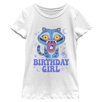 Girls 6-16 K-Pop Demon Hunters Derpy Birthday Girl Graphic Tee
