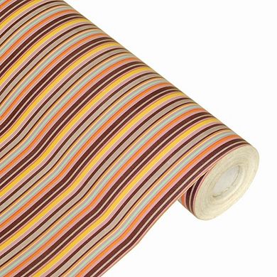 Striped Self Adhesive Wallpaper Roll Removable Wall Paper for Home Office Dorm