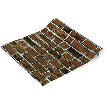 Brick Style Peel and Stick Wallpaper Roll for Accent Wall and Room Update