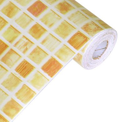Peel and Stick Mosaic Pattern Wallpaper Roll Vinyl Self Adhesive Wall Cover