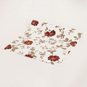 Removable Floral Wallpaper Peel and Stick Wall Decor for Bedroom Living Room