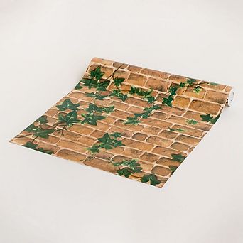 Vine Leaf Self Adhesive Wallpaper Roll Removable Wall Paper for Bedroom Bathroom