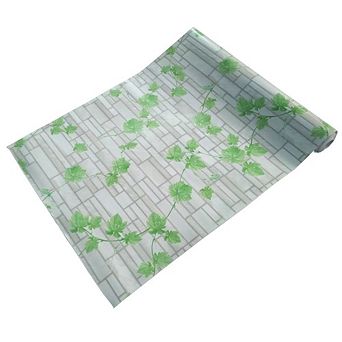 Leaf Peel and Stick Wallpaper Roll Removable Wall Covering for Bedroom Living Room