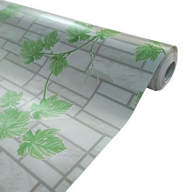 Leaf Peel and Stick Wallpaper Roll Removable Wall Covering for Bedroom Living Room