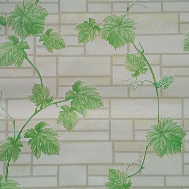 Leaf Pattern Peel and Stick Wallpaper Removable Wall Covering for Furniture Shelves