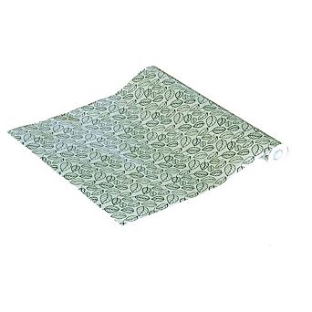 Leaf Pattern Peel and Stick Wallpaper Roll Self Adhesive Vinyl Wall Covering for Home Decor