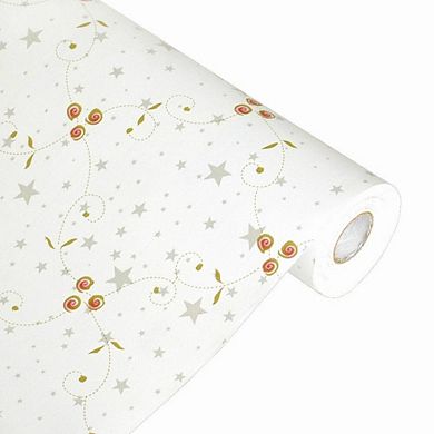 Self-Adhesive Wallpaper Roll Geometric Three-Point Design Peel and Stick Wall Decor for Bedroom