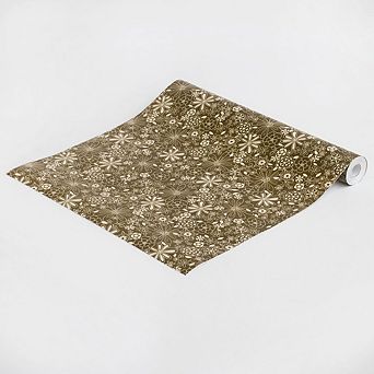 Floral Wall Paper Roll Peel and Stick Removable Vinyl Wallpaper for Accent Walls Cabinets