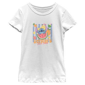 Girls 6-16 Disney's Stitch's Juice Stand Graphic Tee