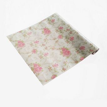 Rose Floral Peel and Stick Wallpaper Roll Self Adhesive Vinyl Wall Covering