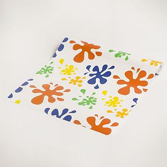 Snowflake Peel and Stick Wallpaper Roll Self Adhesive Vinyl Wall Covering for Home Decor