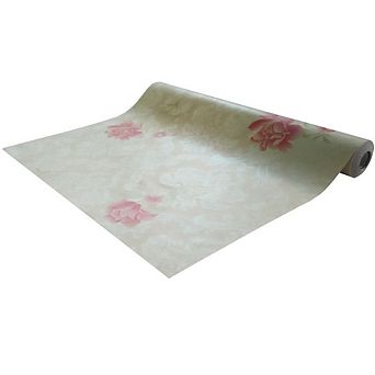 Pretty Flower Peel and Stick Wallpaper Roll Self Adhesive Floral Wall Covering
