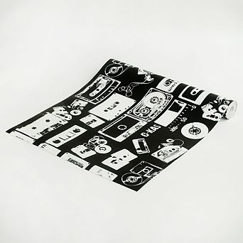 Musical Instruments Peel and Stick Wallpaper Roll Self Adhesive Vinyl Wall Covering for Home Decor