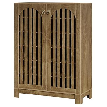 6 tier Freestanding Shoe Storage Cabinet for Entryway Hallway and Home Storage Organization Needs