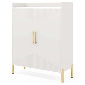 6 tier 30 Pairs Shoe Cabinet Storage Organizer with Adjustable Shelves, Ventilation Holes