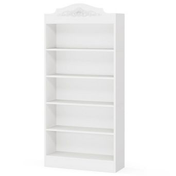 5 tier Shoe Rack Cabinet with Enclosed Storage for Shoes and Everyday Essentials Organization