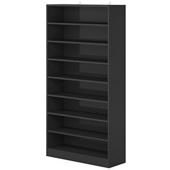 9 tier Tall Shoe Organizer Rack with Open Storage Design for Shoes and Household Items