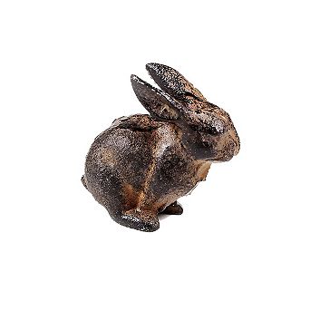 Decorative Bunny Accent for Bookshelves Entryway Tables and Seasonal Arrangements