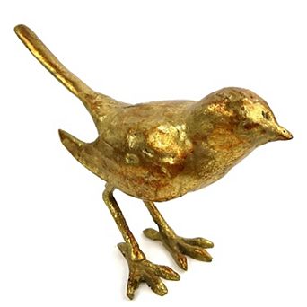 Decorative Metal Bird Accent for Coffee Tables Bookshelves and Entryway Styling
