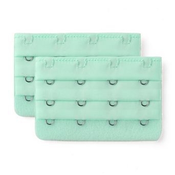 Bra Extensions Elastic Bra Extenders 3 Rows 4 Hooks, 2 pc