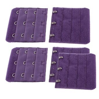 Women Underwear Buckle 3 Rows 3 Hooks Bra Strap Extender 5 pc