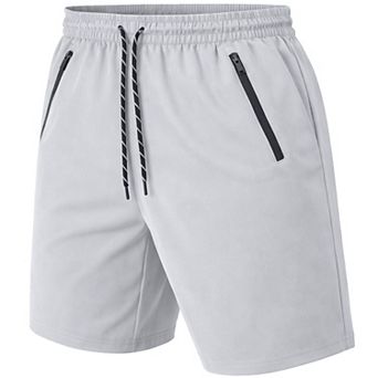 Jump Start Men's Performance Training Shorts With Zipper Pockets