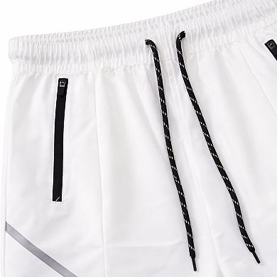 Jump Start Men's Performance Training Shorts With Zipper Pockets