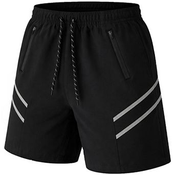 Jump Start Men's Performance Training Shorts With Zipper Pockets