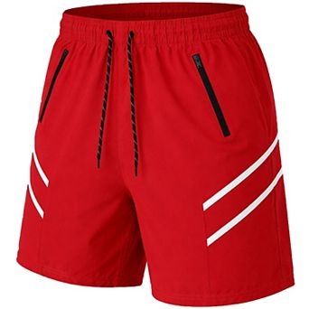 Jump Start Men's Performance Training Shorts With Zipper Pockets