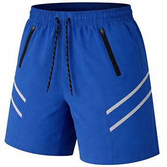 Jump Start Men's Performance Training Shorts With Zipper Pockets