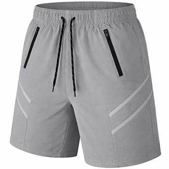 Jump Start Men's Performance Training Shorts With Zipper Pockets