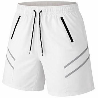Jump Start Men's Performance Training Shorts With Zipper Pockets