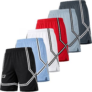 Jump Start Men's Moisture Wicking Performance Mesh Shorts