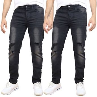 Blue Ice Men's Stretch Ripped Jeans-2 Pack