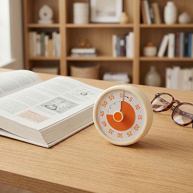60 Minute Kitchen Timer, Digital Visual Timer for Student and Adults, Study Tool