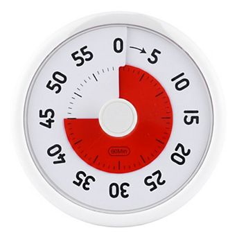 60 Minute Kitchen Timer, Digital Visual Timer for Student and Adults, Study Tool