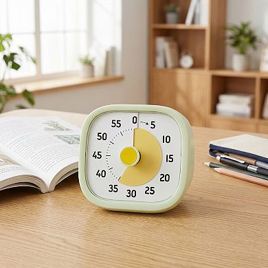 60 Minute Kitchen Timer, Digital Visual Timer for Student and Adults