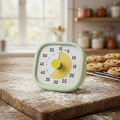 60 Minute Kitchen Timer, Digital Visual Timer for Student and Adults