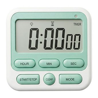 Kitchen Timer, Loud Alarm Clock Magnetic Backing Stand Cooking Timers
