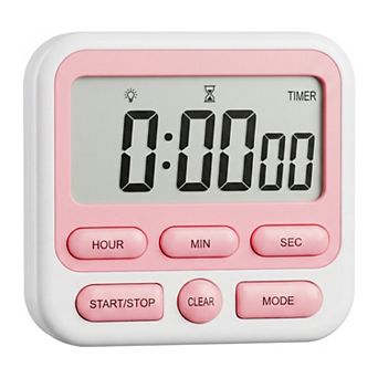 Kitchen Timer, Loud Alarm Clock Magnetic Backing Stand Cooking Timers