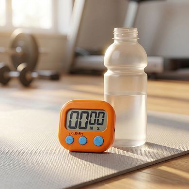 Kitchen Timer Loud Alarm Clock Magnetic Backing Stand Cooking Timers
